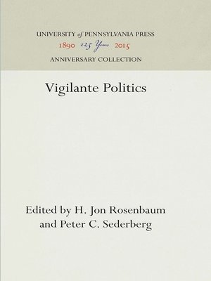 cover image of Vigilante Politics